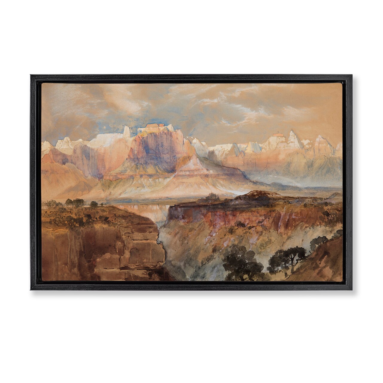 Stupell Industries Vast and Distant Canyon Floating Frame, design by Corinne Haig